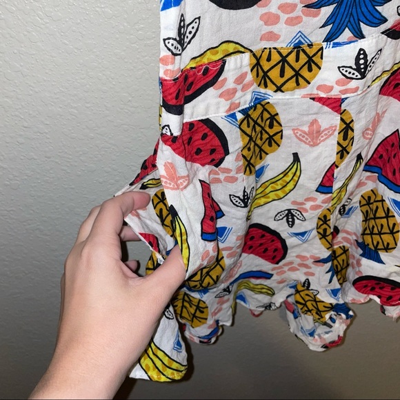 Asos Glamorous Fruit Printed Ruffle Romper - Picture 7 of 9